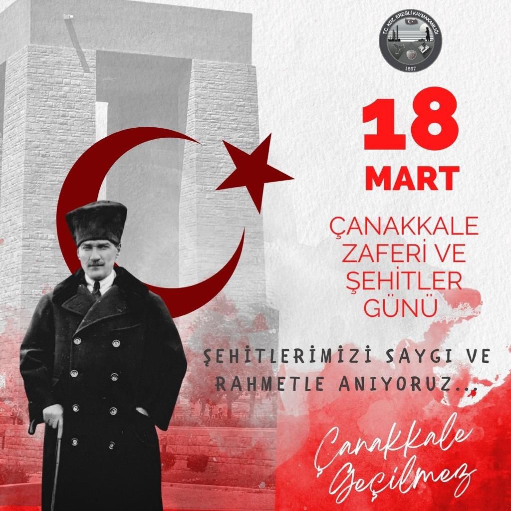 Sayın Kaymakamımız Mehmet YAPICI’nın "18 Mart Çanakkale Zaferi ve Şehitler Günü” Mesajı