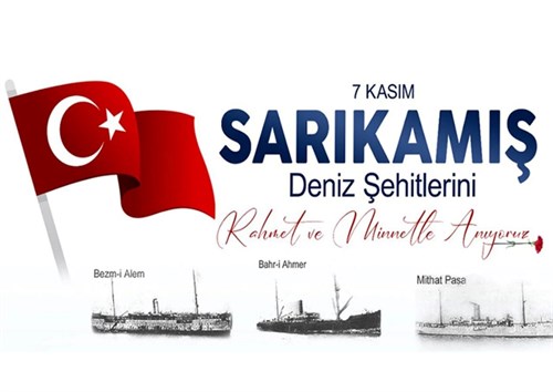 Sayın Kaymakamımız Mehmet YAPICI' nın "7 Kasım Deniz Şehitlerini Anma Günü" Mesajı